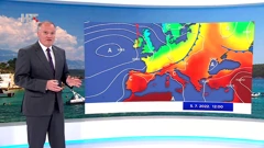 Vremenska prognoza, 6.7.2022., Foto: HTV/HRT