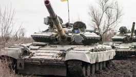 Ukrajinski tenkovi u bitci za Ukrajinu, ilustracija