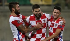 Slavlje hrvatskih nogometaša, Foto: Yiannis Kourtoglou/ REUTERS