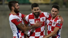 Slavlje hrvatskih nogometaša