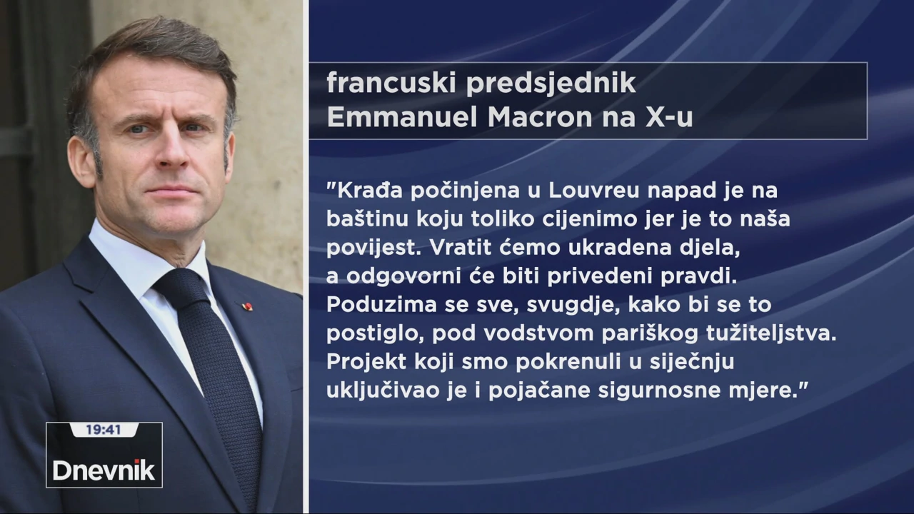 Iz objave Macrona na X-u