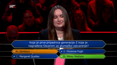 Josipa Palajsa, Foto: Tko želi biti milijunaš?/HRT