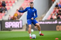 Zagrijavanje uoči Sparte, Foto: Marko Lukunic/PIXSELL