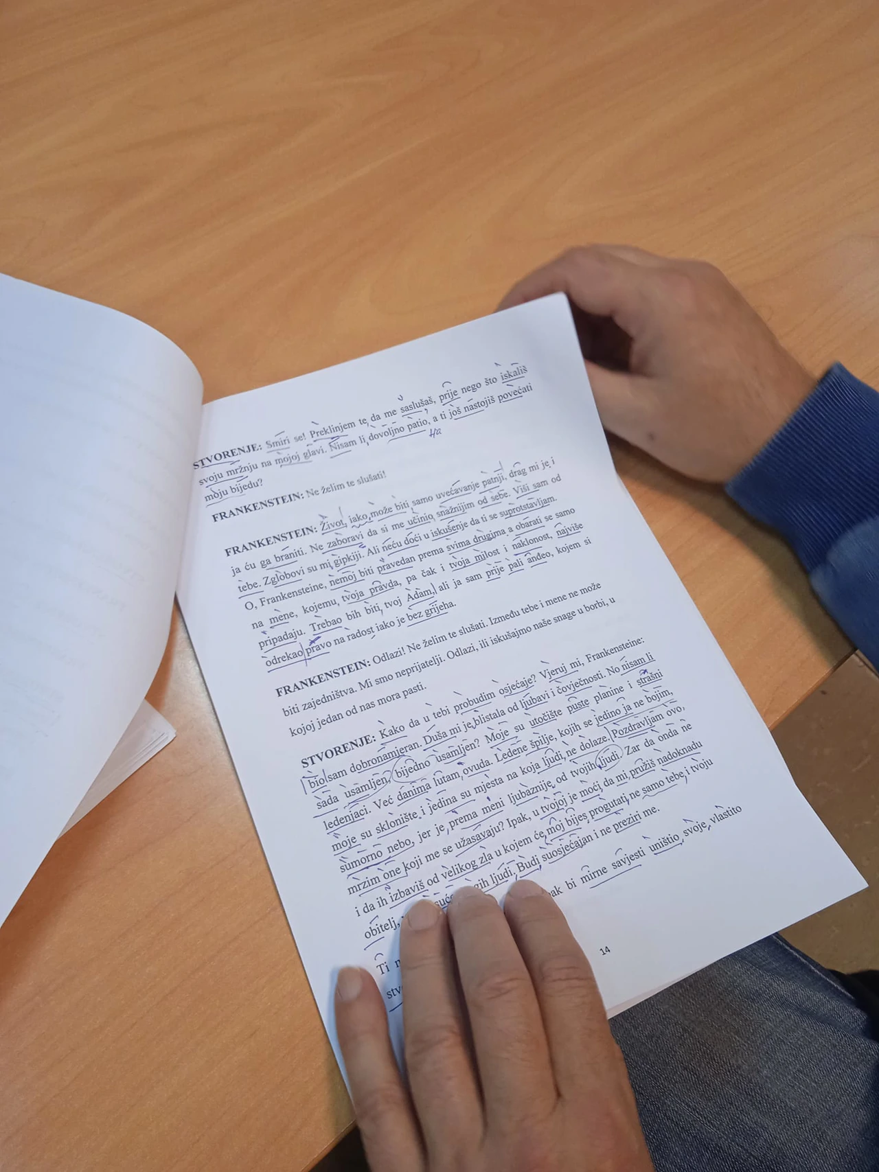Priprema Franje Kuhara za snimanje uloge Stvorenja
