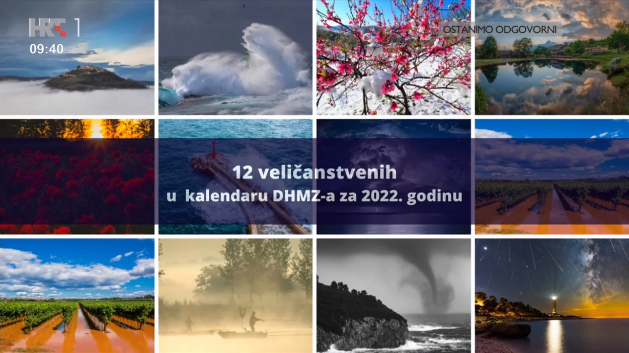 promocija kalendara DHMZ-a za 2022. godinu, Foto: Dobro jutro, Hrvatska/HRt