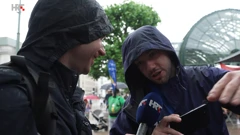 Andrej Rašljanin s navijačima u Hamburgu
