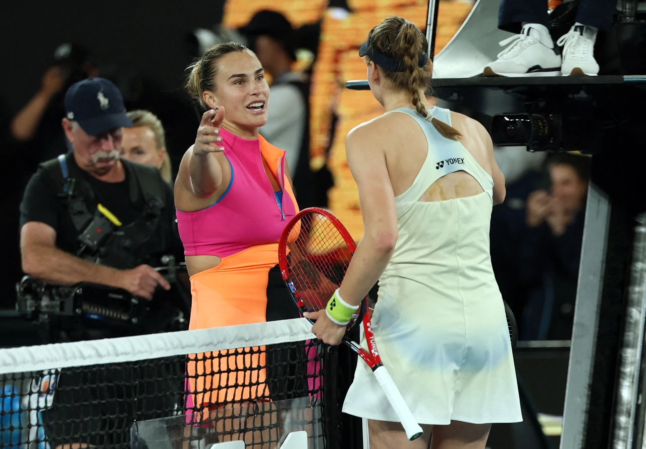 Arina Sabalenka i Elena Ribakina, Foto: Hollie Adams/REUTERS