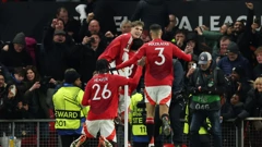 Slavlje igrača Manchester Uniteda