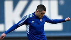 Ademi se zagrijava uoči posljednje utakmice za Dinamo, Foto: Marko Lukunic/PIXSELL