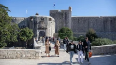 Turisti u Dubrovniku u veljači