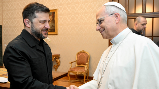 Volodimir Zelenski i Lav XIV.