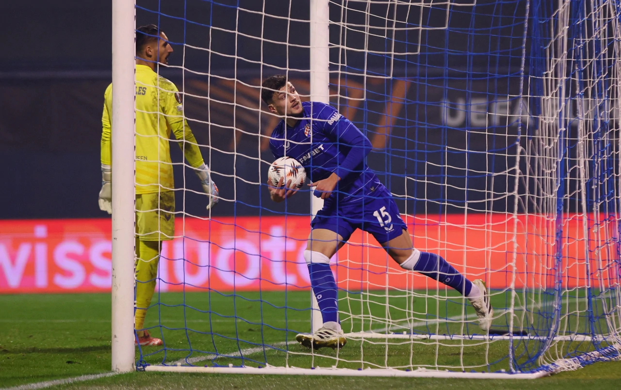 Niko Galešić nakon pogotka Betisu, Foto: Antonio Bronic/REUTERS