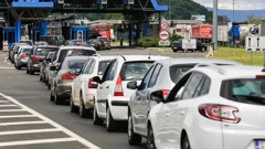 Gužve pri ulasku iz Slovenije u Hrvatsku