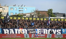 Podrška DInamu s tribina u Kranjčevićevoj, Foto: Luka Stanzl/PIXSELL