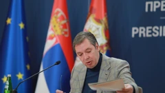 Aleksandar Vučić na sastanku u Ohridu