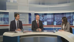 Zoran Đogaš i Ivica Puljak u HRT-ovom studiju