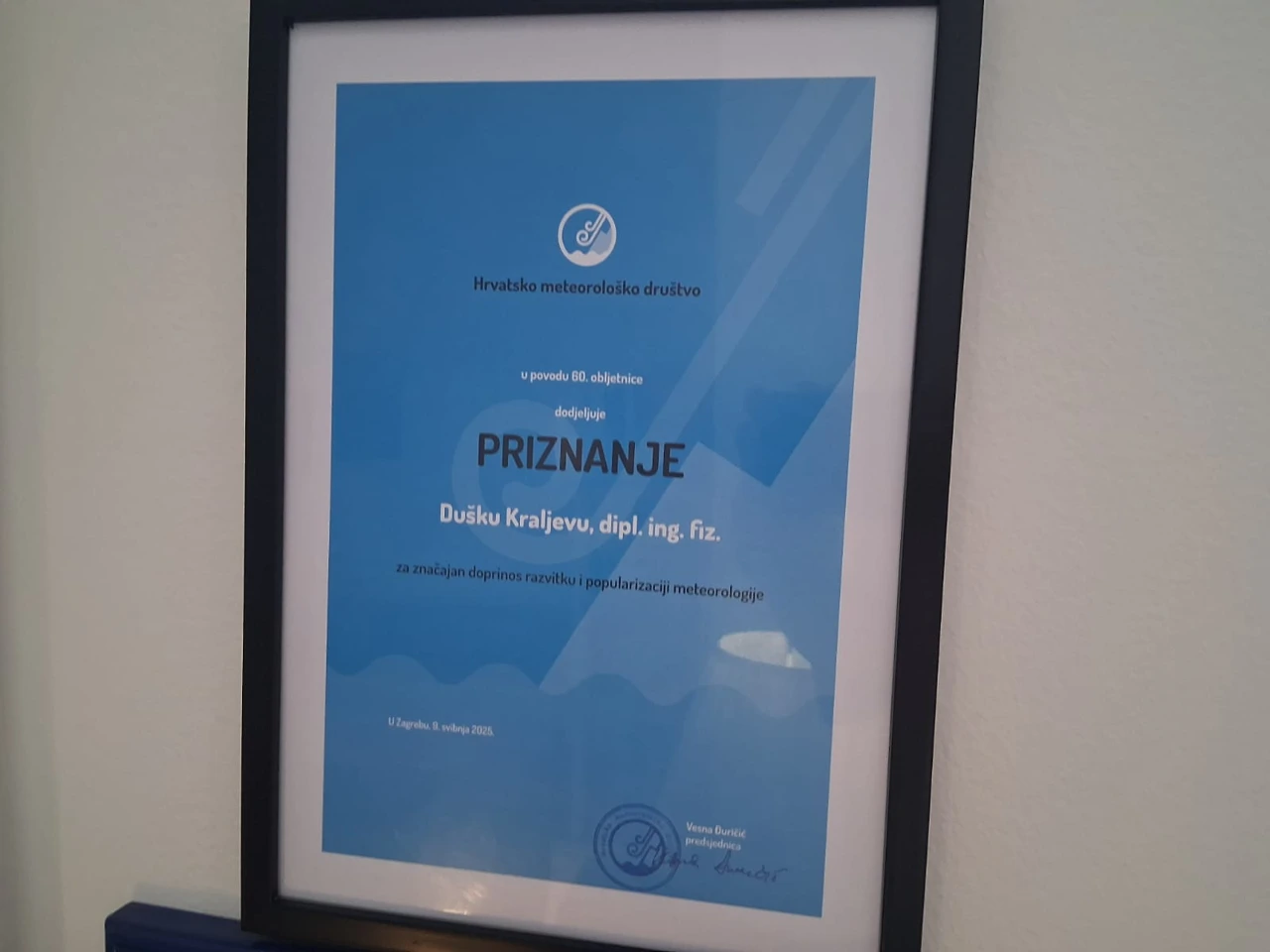 priznanje, Foto: FB7HRT Zadar//