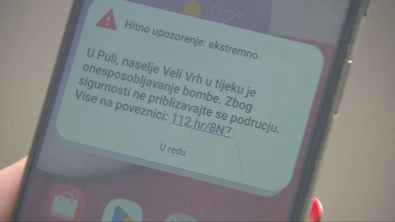 Počelo uklanjanje bombe iz Drugog svjetskog rata u Puli