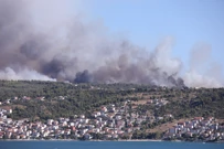 Požar na Čiovu, pogled iz Splita, Foto: Ivo Cagalj/PIXSELL