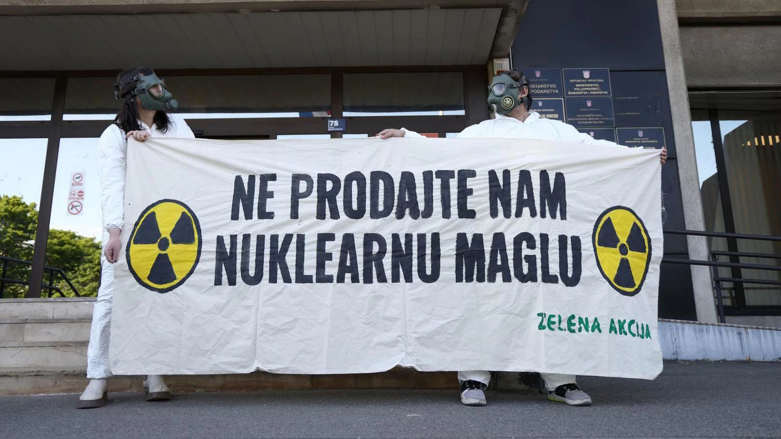 Zelena akcija protiv najavljenih nuklearnih projekata u Hrvatskoj