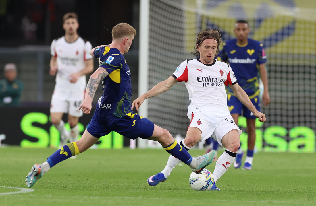 Milan zasjeo na drugo mjesto, Modrić odigrao cijeli susret