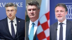 Andrej Plenković, Zoran Milanović i Gordan Jandroković