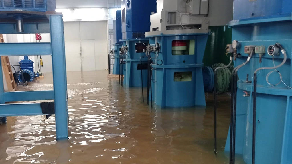 Poplavljeno vodocrpilište, Foto: Vodovod Zadar/-