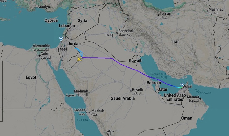 Let za Izrael iz Dubaija preusmjeren nakon tučnjave pilota