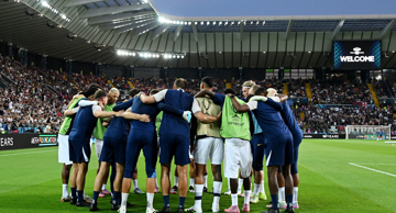 Tottenham Hotspur na zagrijavanju 