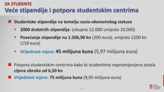 Veće stipendije i potpora studentskim centrima, Foto: HRT/HTV