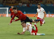 Alvaro Morata i Karol Šwiderski, Foto: Marcelo Del Pozo/REUTERS