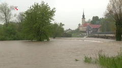 Poplava u Gračacu svibanj 2023., Foto: HTV/HRT