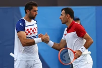 Hrvatski teniski reprezentativci Marin Čilić i Ivan Dodig , Foto: Mike Segar/Reuters