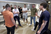 Okupljanje rukometaša Hrvatske u Zagrebu, Foto: Goran Stanzl/PIXSELL