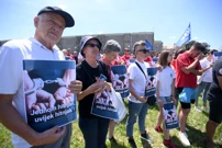 Prosvjed djelatnika Hitne pomoći ispred zatvora u Remetincu, Foto: Igor Šoban/PIXSELL