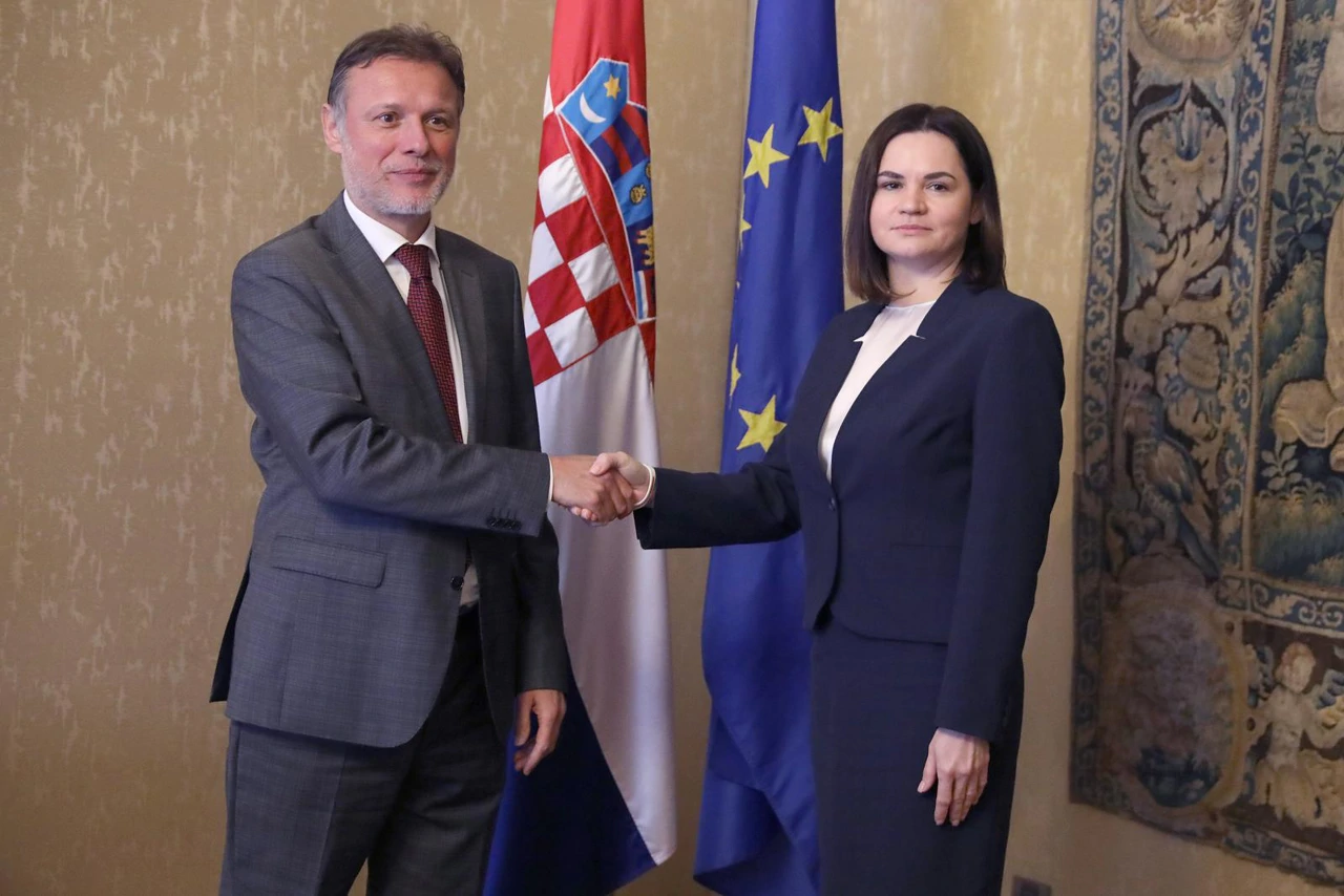 Svetlana Tihanovska i Gordan Jandroković