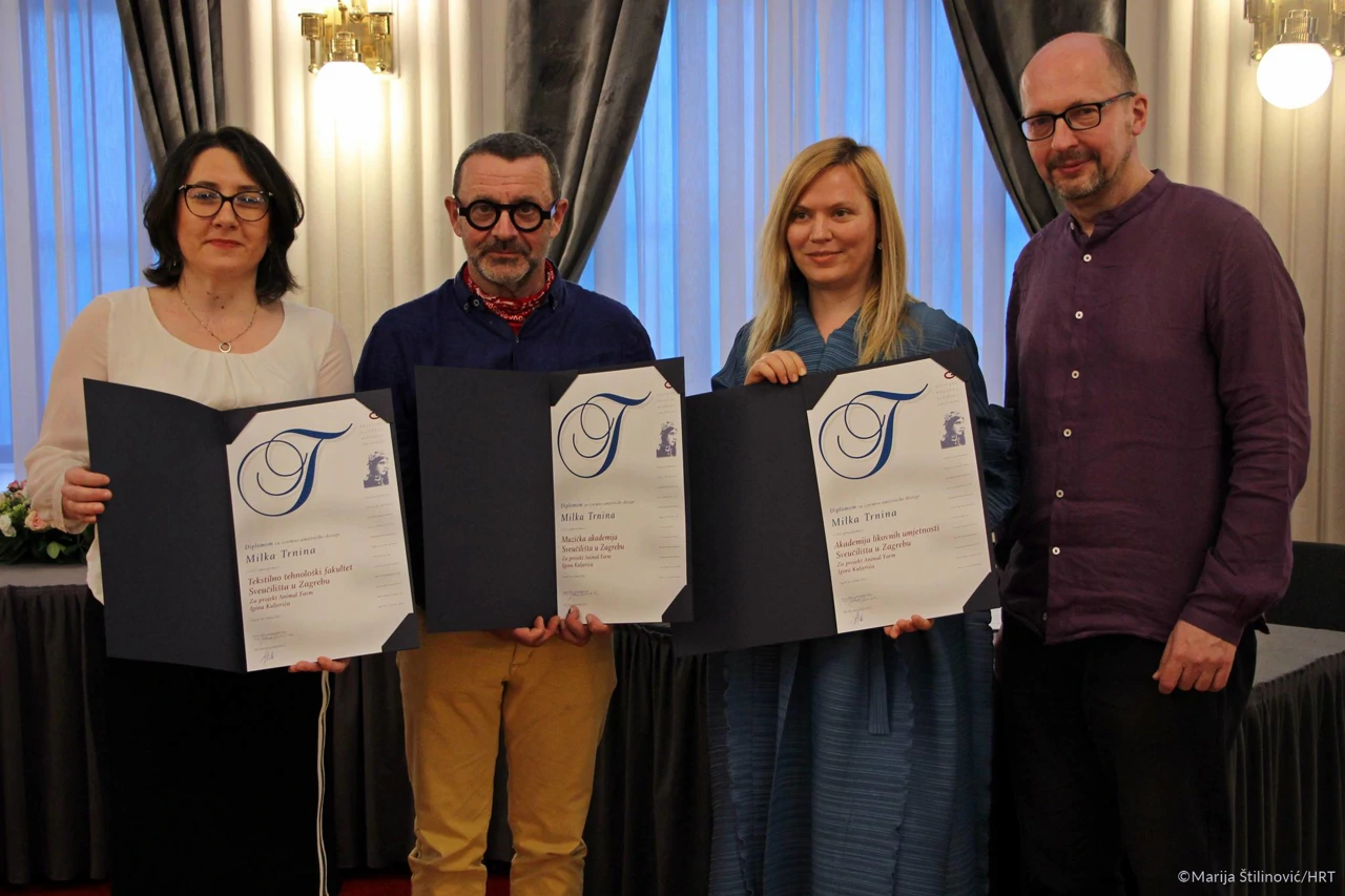 Projekt 'Animal farm' zaslužio je diplomu 'Milka Trnina' za 2021., Foto: Marija Štilinović/HRT