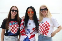 Hrvatske navijačice, Foto: Goran Stanzl /PIXSELL