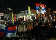 Prosvjed u Beogradu, Foto:  Milos Tesic/ATAImages /Reuters