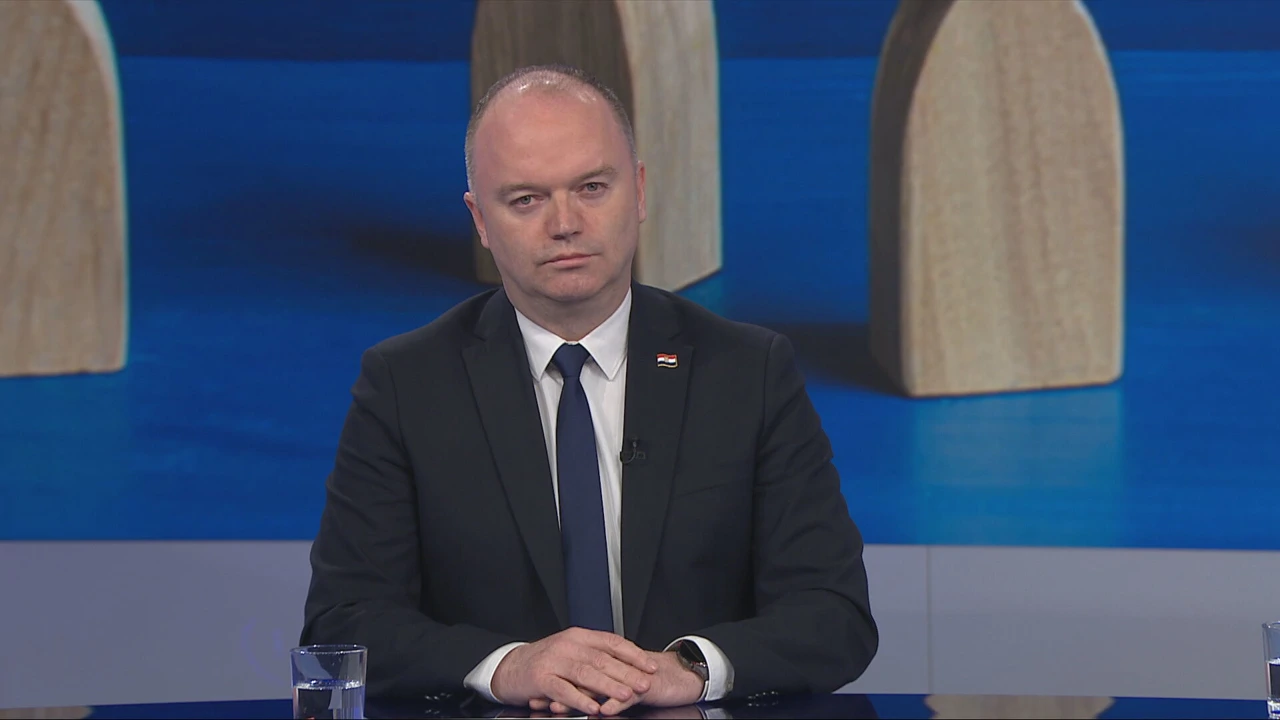Ivan Šipić, ministar demografije i useljeništva, Foto: HTV/HRT