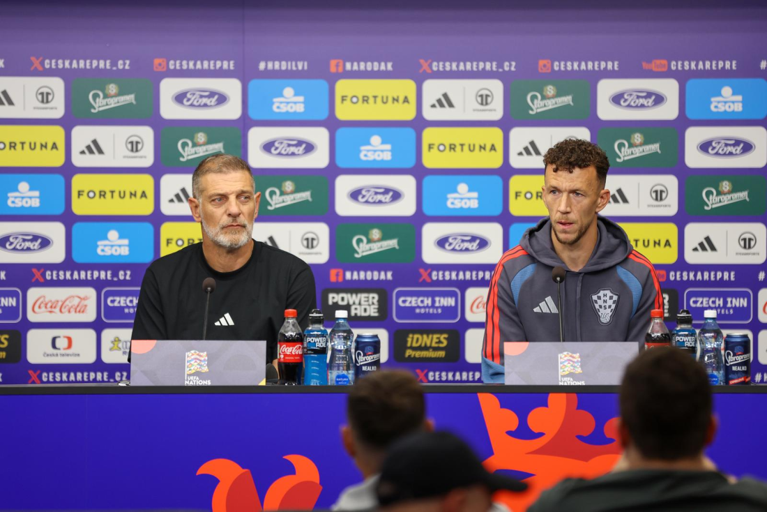 Slaven Bilić i Ivan Perišić
