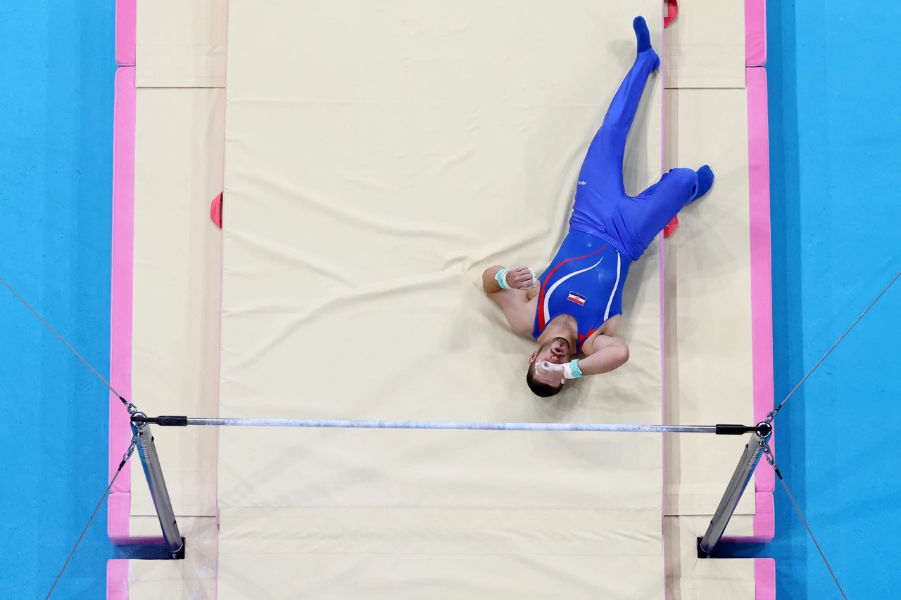 Tin Srbić nakon pada, Foto: Athit Perawongmetha/REUTERS