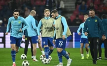 Zagrijavanje uoči utakmice, Foto: Marko Lukunić/PIXSELL