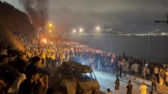 Migranti čekaju priliku za ulazak u španjolsku enklavu Ceutu, Foto: Stringer/Reuters