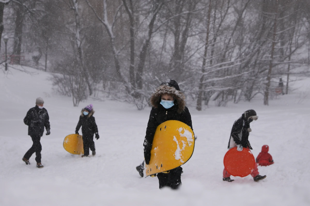 Snijeg u New Yorku, Foto: Caitlin Ochs/Reuters