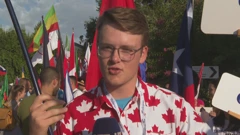 Benedikt iz Kanade na Mladifestu u Međugorju, Foto: HTV/HRT