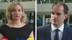 Predstavnica sindikata Iva Šušković, ministar pravosuđa Ivan Malenica