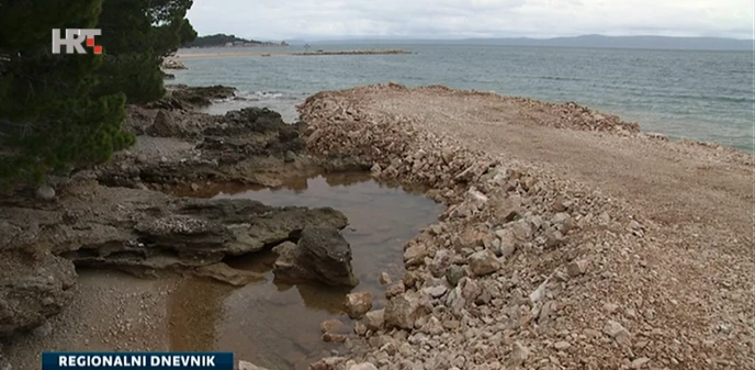 Plaža, Foto: Regionalni dnevnik/HRT