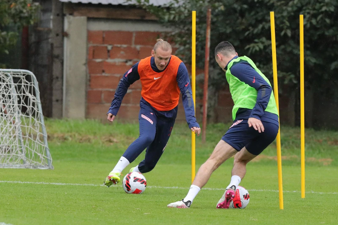 Trening hrvatske nogometne reprezentacije u Osijeku , Foto: Dubravka Petric/PIXSELL