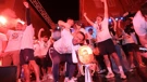 Prizor s proslave igrača i trenera Rijeke